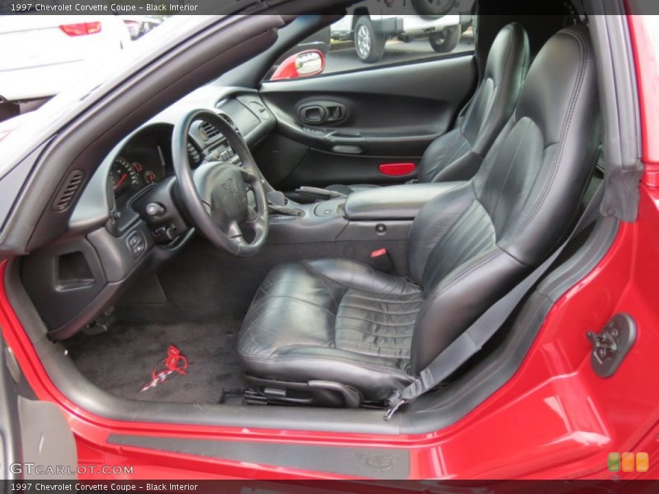 Black 1997 Chevrolet Corvette Interiors