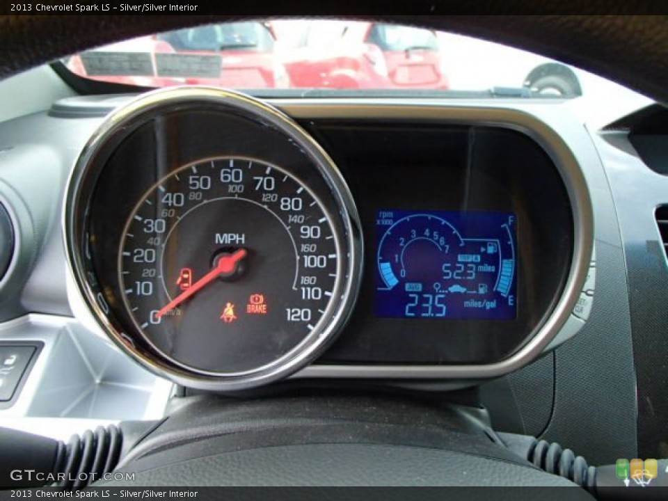 Silver/Silver Interior Gauges for the 2013 Chevrolet Spark LS #86435994