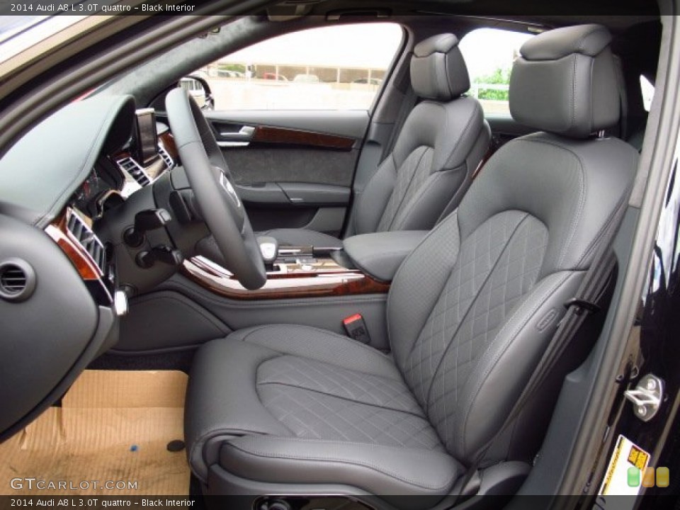 Black Interior Front Seat for the 2014 Audi A8 L 3.0T quattro #86438397