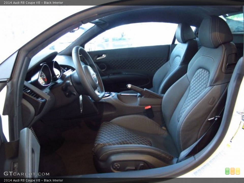 Black Interior Photo for the 2014 Audi R8 Coupe V8 #86438955