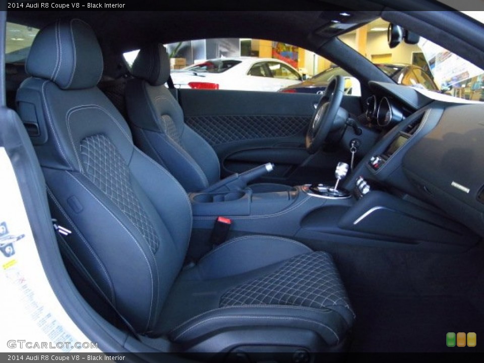 Black Interior Front Seat for the 2014 Audi R8 Coupe V8 #86438991