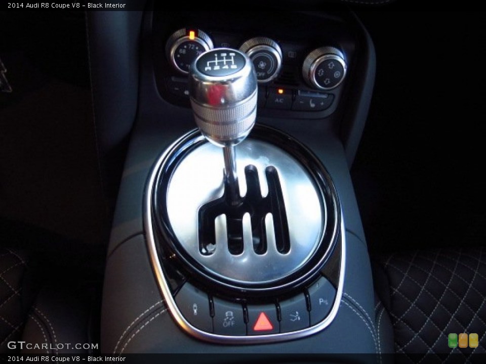 Black Interior Transmission for the 2014 Audi R8 Coupe V8 #86439096