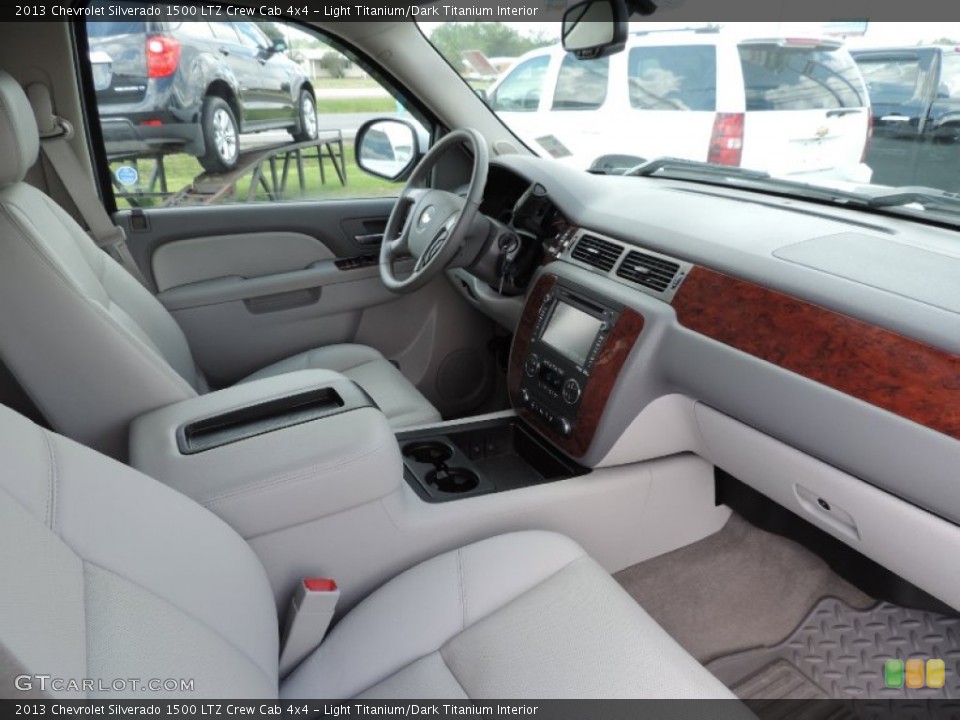 Light Titanium/Dark Titanium Interior Front Seat for the 2013 Chevrolet Silverado 1500 LTZ Crew Cab 4x4 #86442144