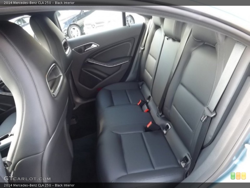 Black Interior Rear Seat for the 2014 Mercedes-Benz CLA 250 #86443428