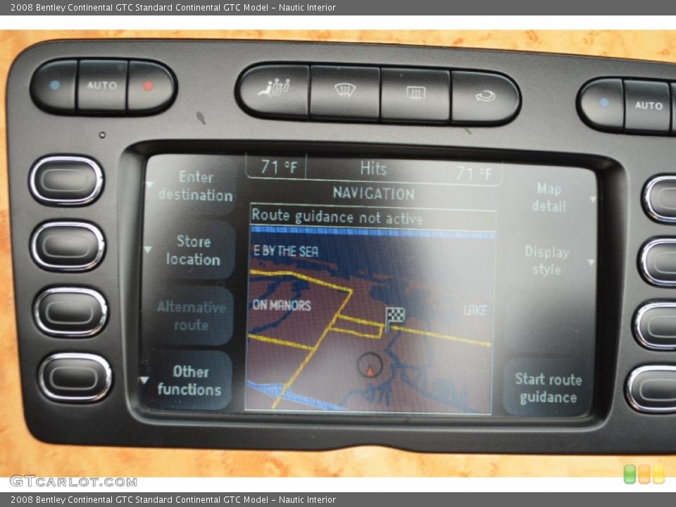 Nautic Interior Navigation for the 2008 Bentley Continental GTC  #86443728
