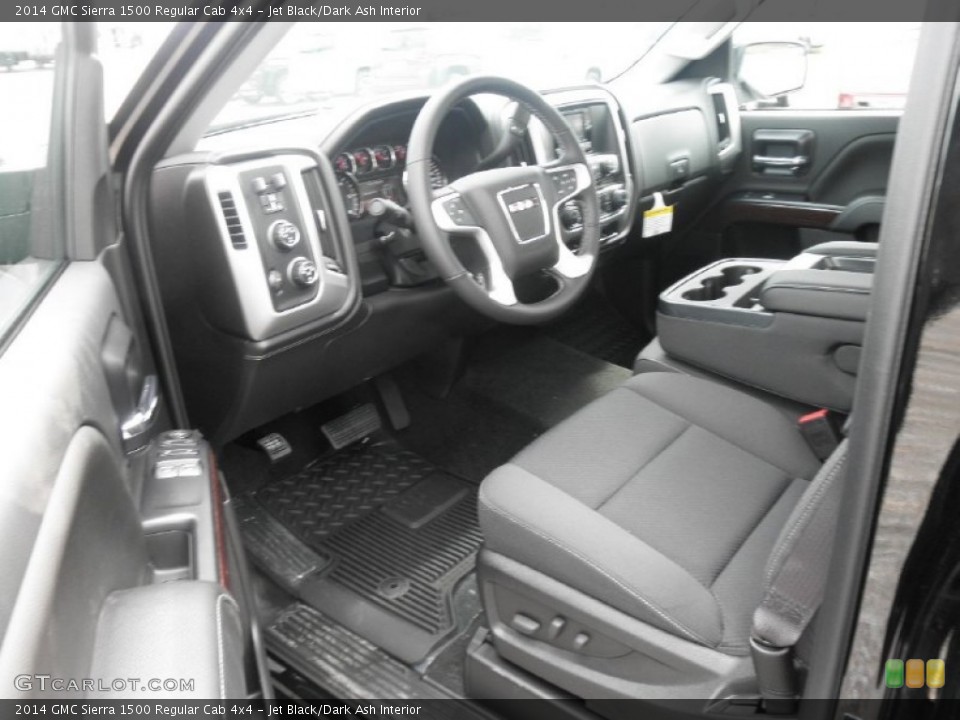Jet Black/Dark Ash Interior Photo for the 2014 GMC Sierra 1500 Regular Cab 4x4 #86444202