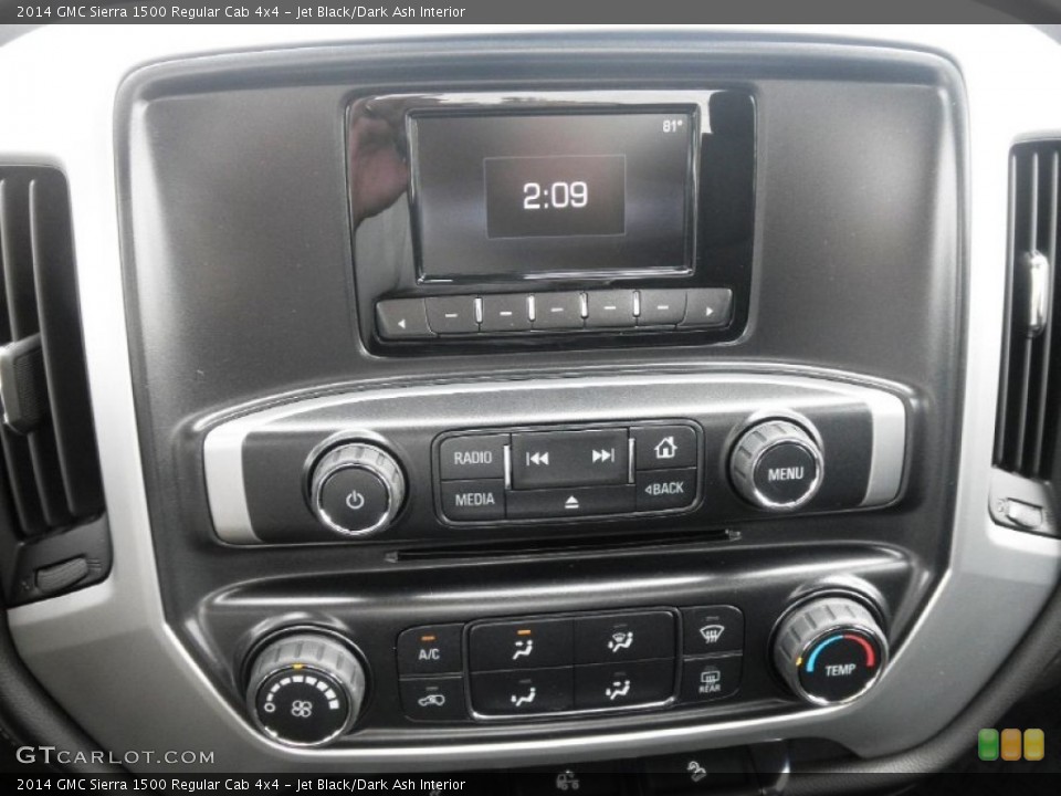 Jet Black/Dark Ash Interior Controls for the 2014 GMC Sierra 1500 Regular Cab 4x4 #86444235
