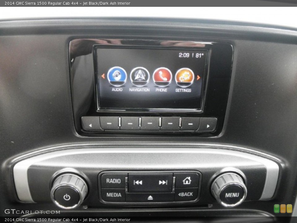Jet Black/Dark Ash Interior Controls for the 2014 GMC Sierra 1500 Regular Cab 4x4 #86444253