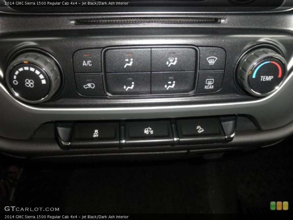 Jet Black/Dark Ash Interior Controls for the 2014 GMC Sierra 1500 Regular Cab 4x4 #86444298