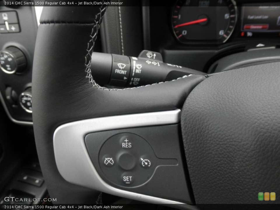 Jet Black/Dark Ash Interior Controls for the 2014 GMC Sierra 1500 Regular Cab 4x4 #86444343