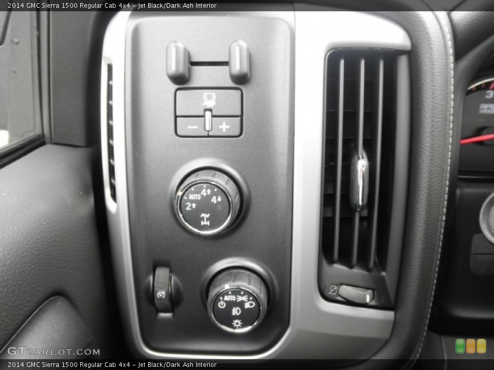 Jet Black/Dark Ash Interior Controls for the 2014 GMC Sierra 1500 Regular Cab 4x4 #86444376