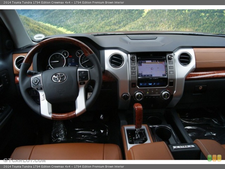 1794 Edition Premium Brown Interior Dashboard for the 2014 Toyota Tundra 1794 Edition Crewmax 4x4 #86448474