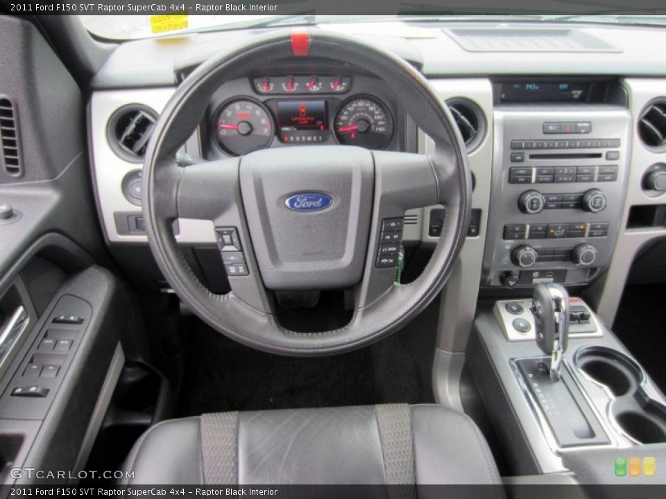 Raptor Black Interior Dashboard for the 2011 Ford F150 SVT Raptor SuperCab 4x4 #86449425