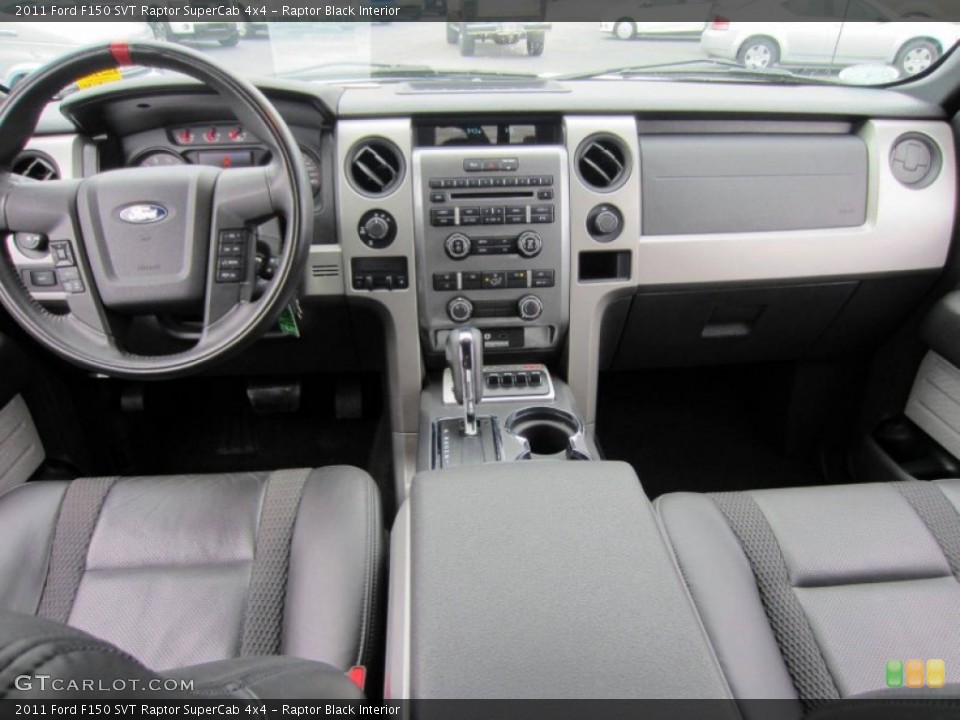 Raptor Black Interior Dashboard for the 2011 Ford F150 SVT Raptor SuperCab 4x4 #86449443