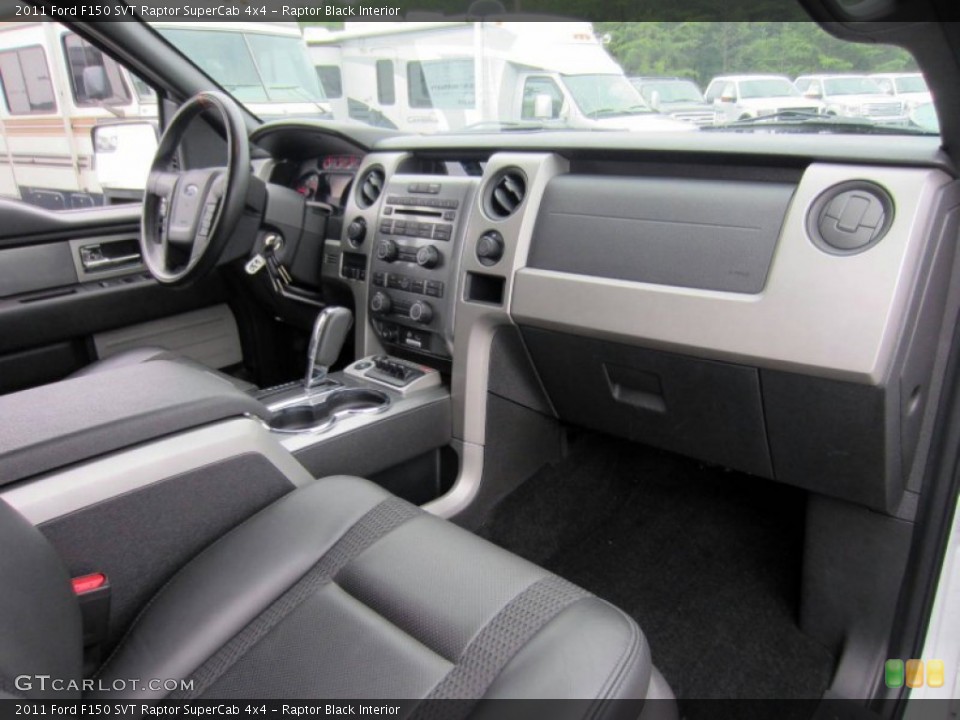 Raptor Black Interior Dashboard for the 2011 Ford F150 SVT Raptor SuperCab 4x4 #86449467