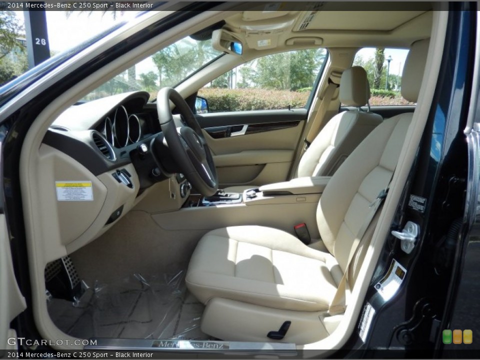 Black Interior Photo for the 2014 Mercedes-Benz C 250 Sport #86451477