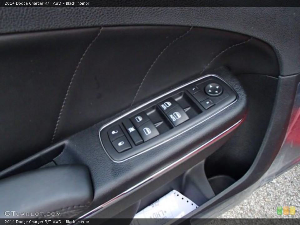 Black Interior Controls for the 2014 Dodge Charger R/T AWD #86453436
