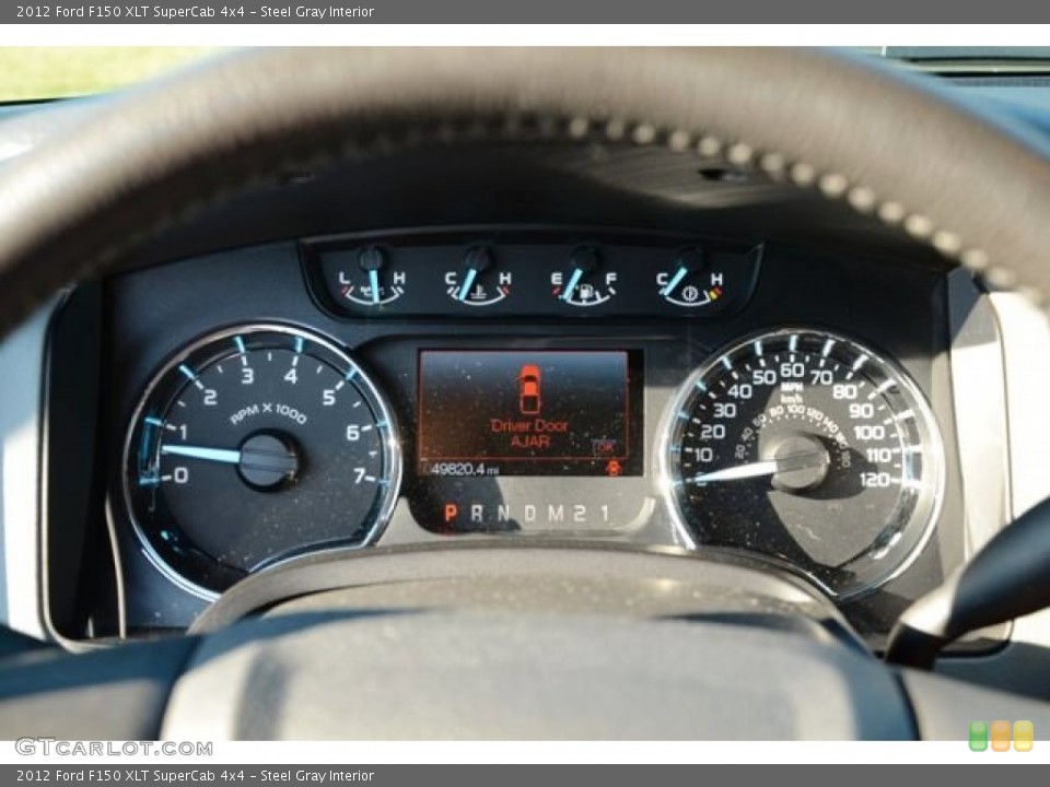 Steel Gray Interior Gauges for the 2012 Ford F150 XLT SuperCab 4x4 #86455158