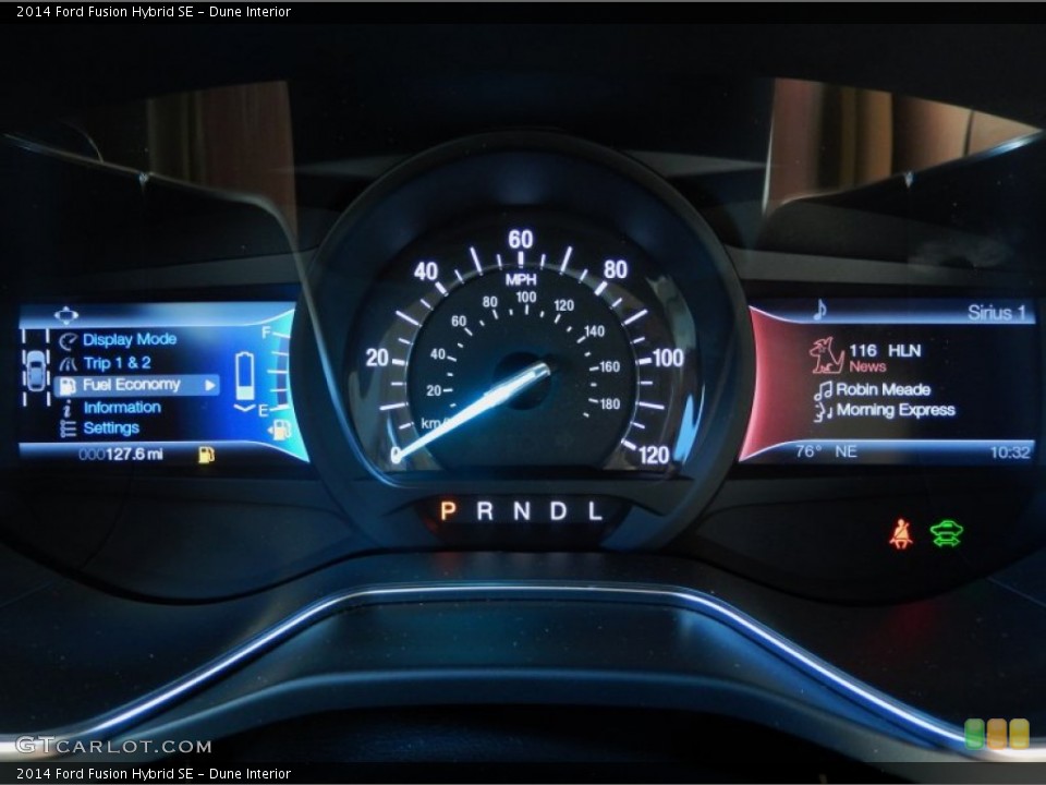 Dune Interior Gauges for the 2014 Ford Fusion Hybrid SE #86456118