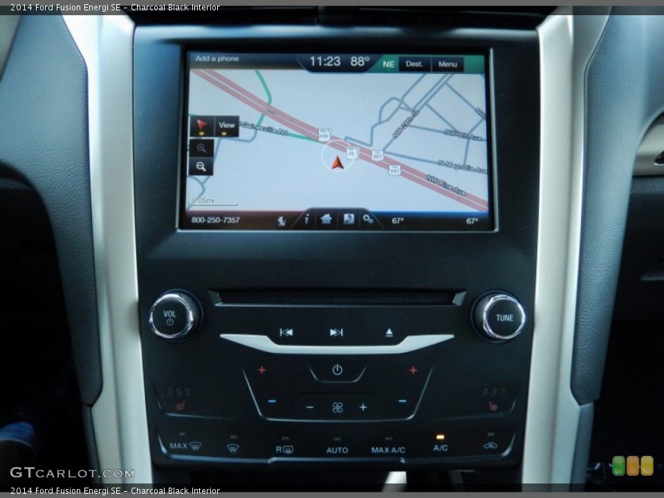 Charcoal Black Interior Navigation for the 2014 Ford Fusion Energi SE #86456769