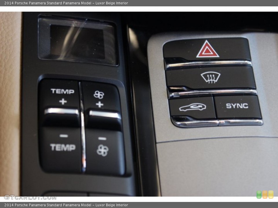 Luxor Beige Interior Controls for the 2014 Porsche Panamera  #86457051