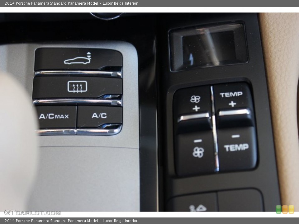 Luxor Beige Interior Controls for the 2014 Porsche Panamera  #86457069
