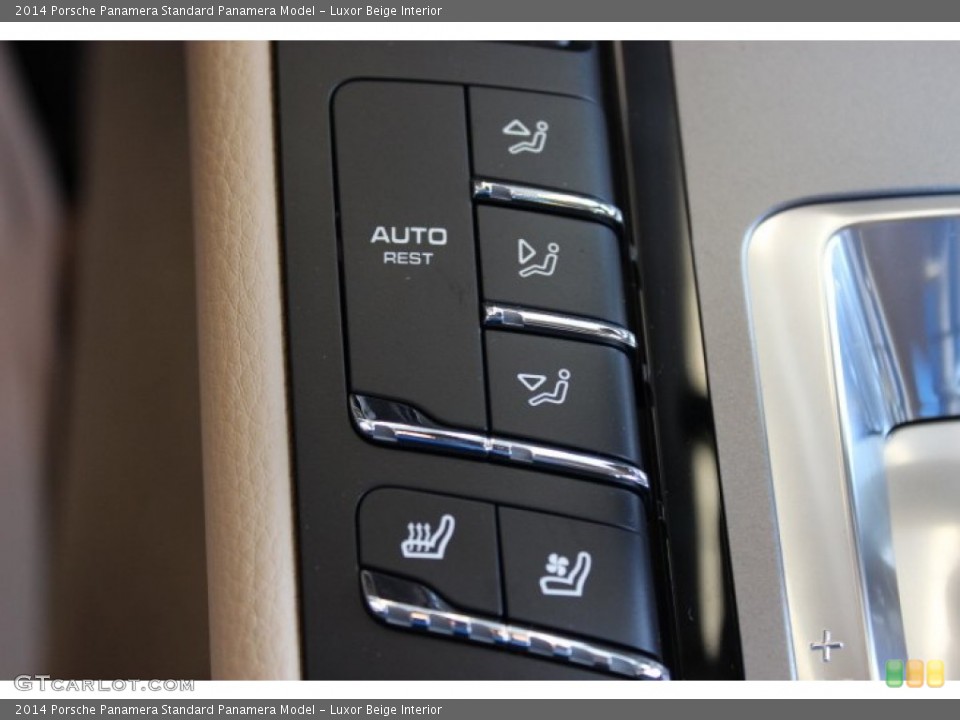 Luxor Beige Interior Controls for the 2014 Porsche Panamera  #86457108