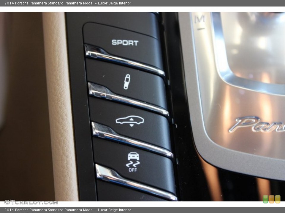 Luxor Beige Interior Controls for the 2014 Porsche Panamera  #86457132