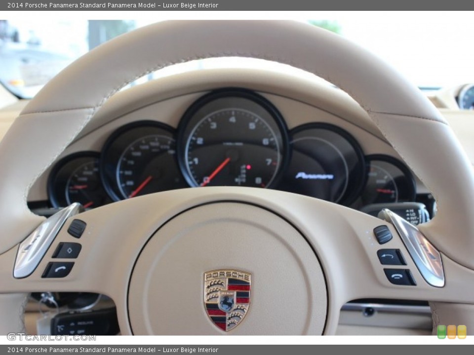 Luxor Beige Interior Steering Wheel for the 2014 Porsche Panamera  #86457150