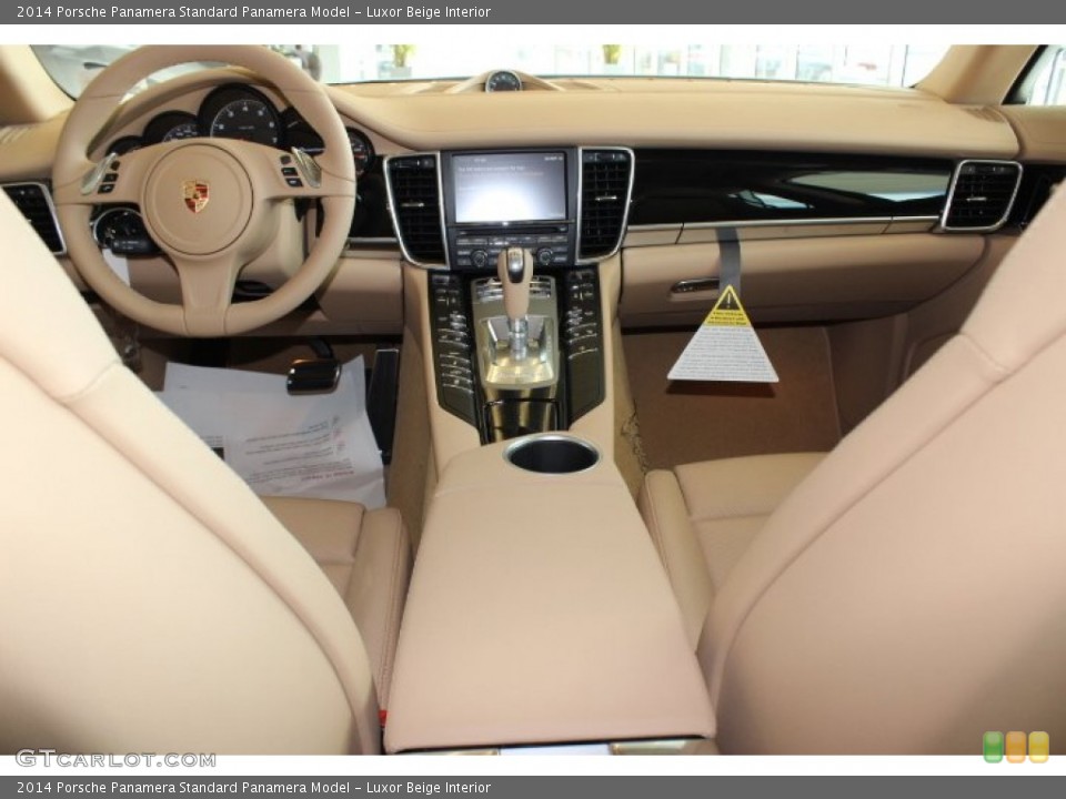 Luxor Beige Interior Dashboard for the 2014 Porsche Panamera  #86457324