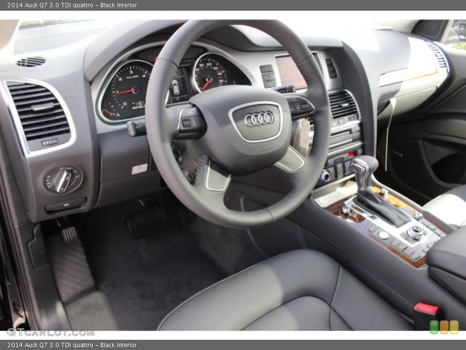 Black Interior Photo for the 2014 Audi Q7 3.0 TDI quattro #86457867
