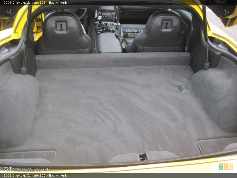 Ebony Interior Trunk for the 2008 Chevrolet Corvette Z06 #86457896