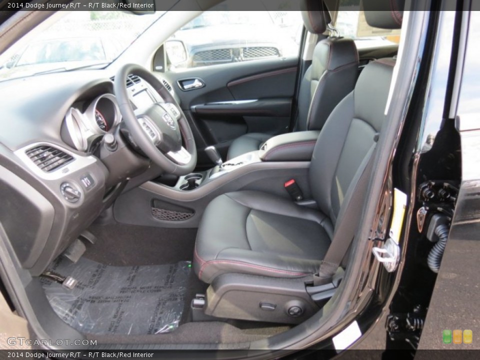 R/T Black/Red Interior Photo for the 2014 Dodge Journey R/T #86457984