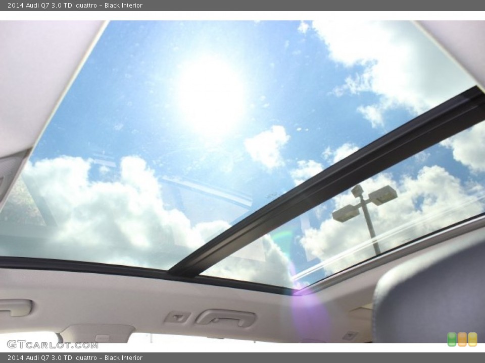 Black Interior Sunroof for the 2014 Audi Q7 3.0 TDI quattro #86458002