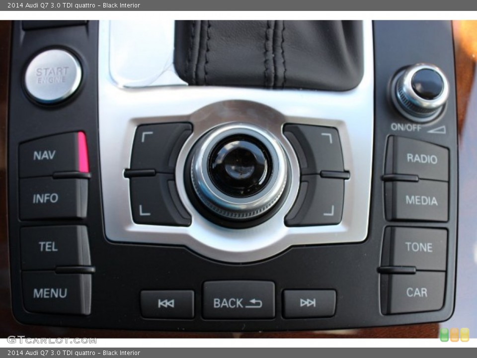 Black Interior Controls for the 2014 Audi Q7 3.0 TDI quattro #86458212