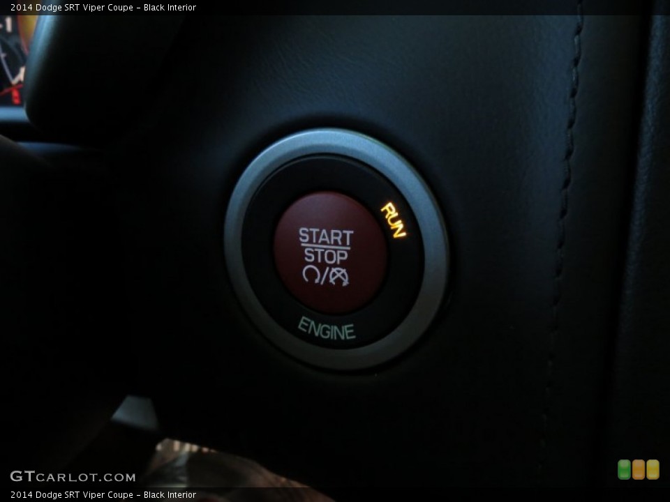 Black Interior Controls for the 2014 Dodge SRT Viper Coupe #86459589