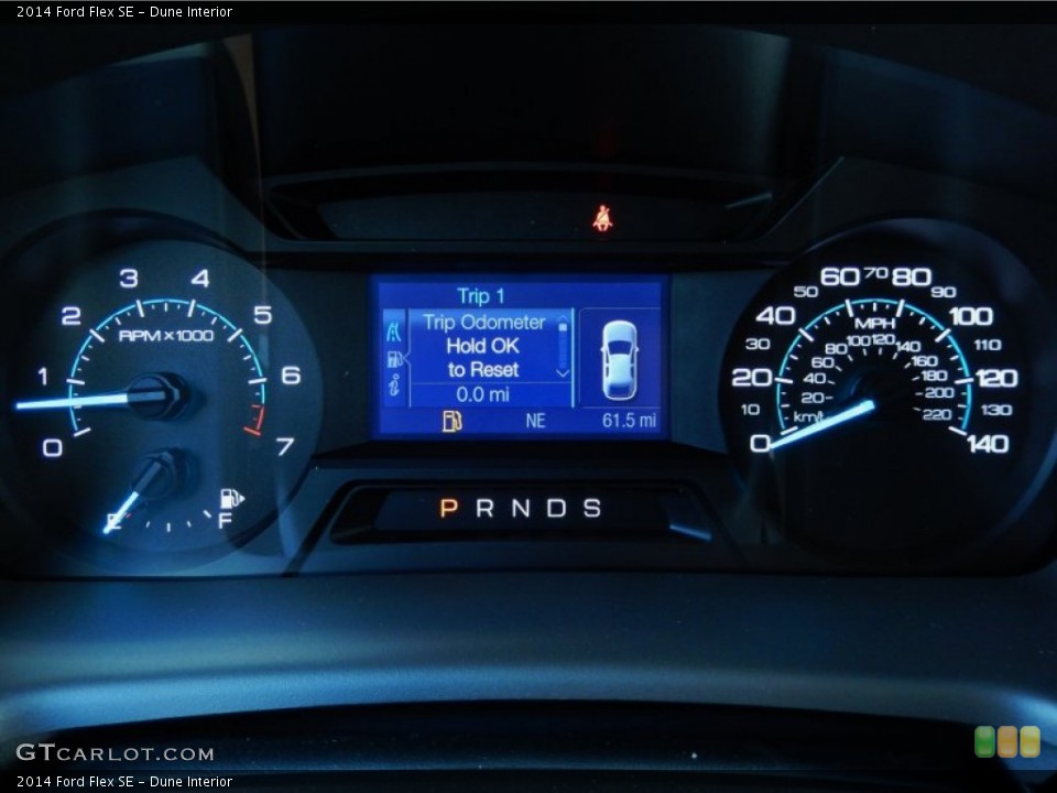 Dune Interior Gauges for the 2014 Ford Flex SE #86460081