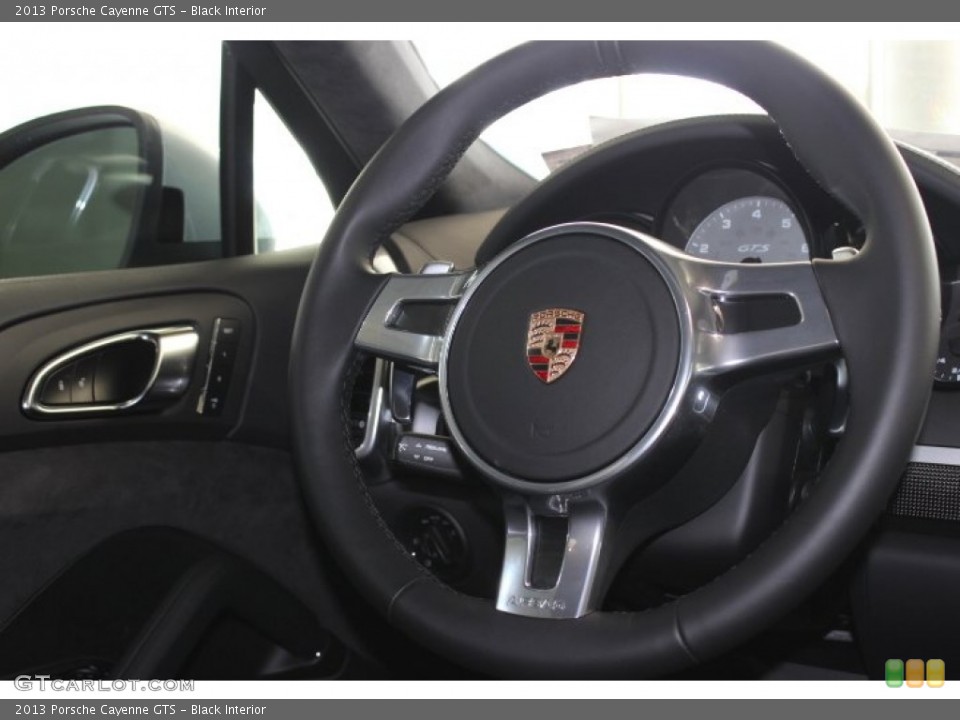 Black Interior Steering Wheel for the 2013 Porsche Cayenne GTS #86460336