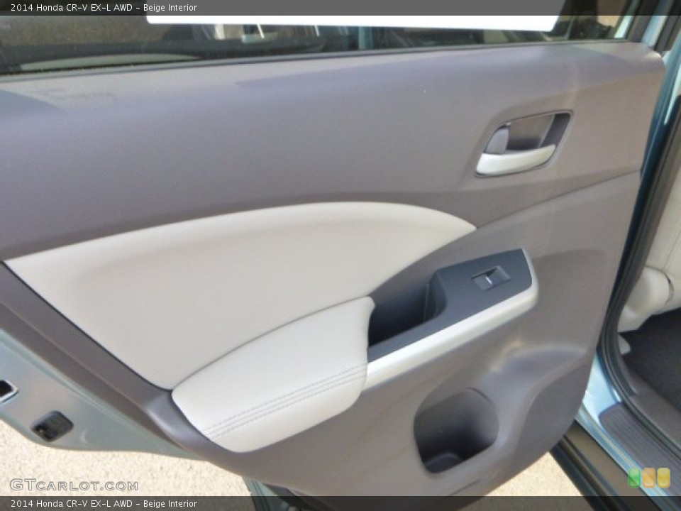 Beige Interior Door Panel for the 2014 Honda CR-V EX-L AWD #86465389