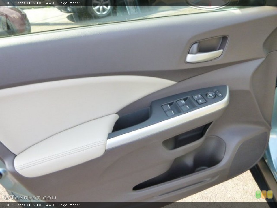 Beige Interior Door Panel for the 2014 Honda CR-V EX-L AWD #86465412