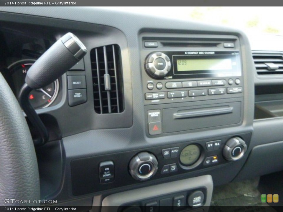 Gray Interior Controls for the 2014 Honda Ridgeline RTL #86465932