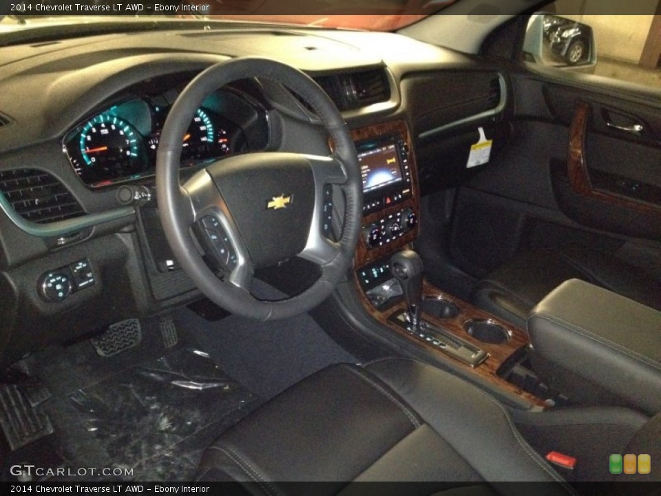 Ebony Interior Prime Interior for the 2014 Chevrolet Traverse LT AWD #86470497