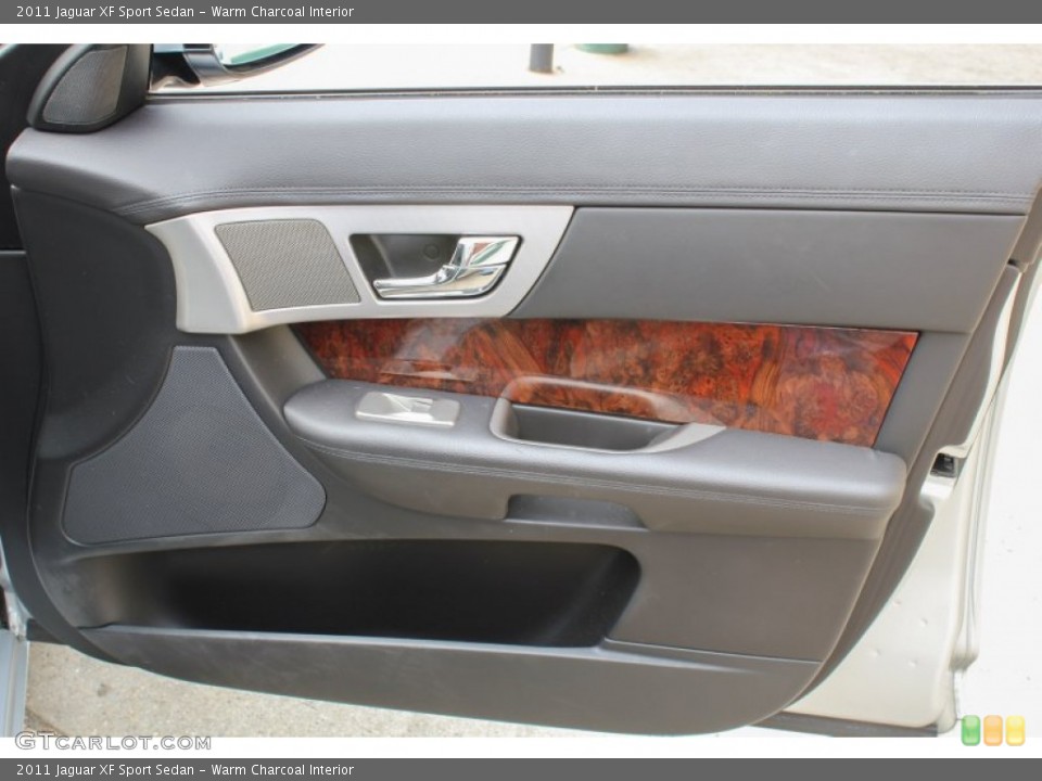 Warm Charcoal Interior Door Panel for the 2011 Jaguar XF Sport Sedan #86473069