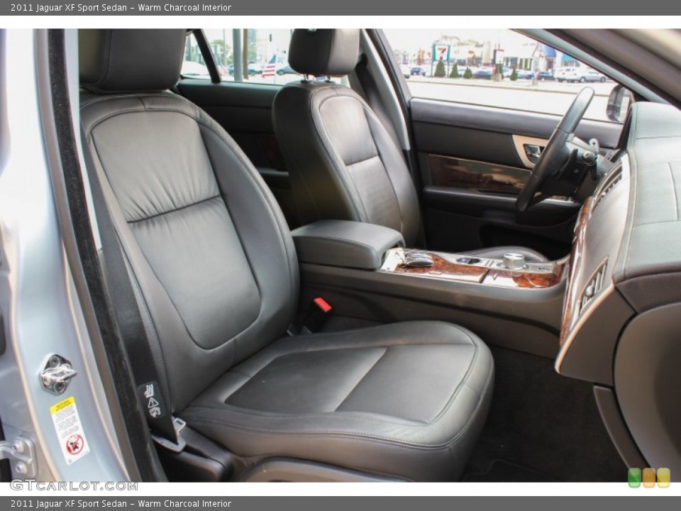 Warm Charcoal Interior Front Seat for the 2011 Jaguar XF Sport Sedan #86473092