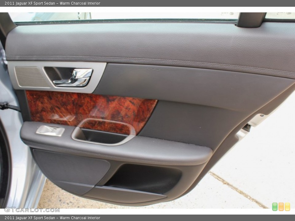 Warm Charcoal Interior Door Panel for the 2011 Jaguar XF Sport Sedan #86473134