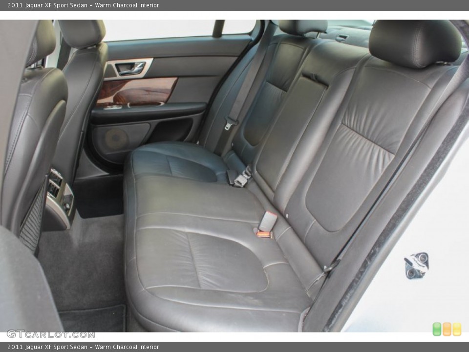 Warm Charcoal Interior Rear Seat for the 2011 Jaguar XF Sport Sedan #86473215