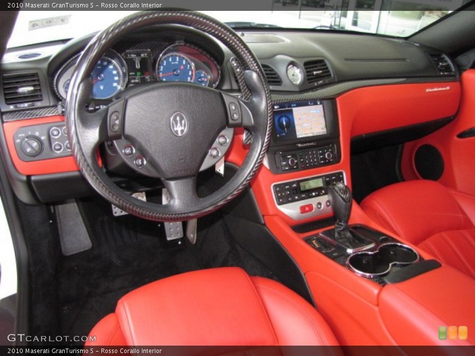 Rosso Corallo Interior Photo for the 2010 Maserati GranTurismo S #86473266