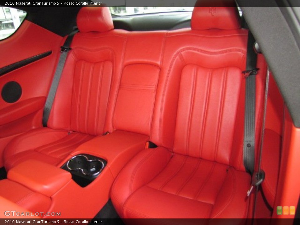 Rosso Corallo Interior Rear Seat for the 2010 Maserati GranTurismo S #86473593