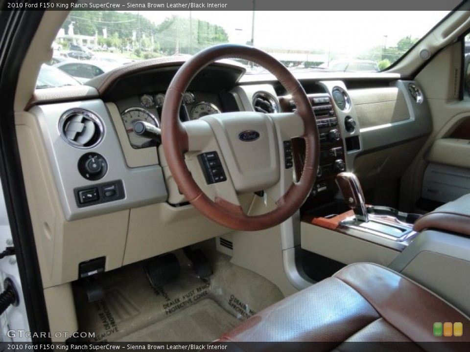 Sienna Brown Leather/Black Interior Photo for the 2010 Ford F150 King Ranch SuperCrew #86473869