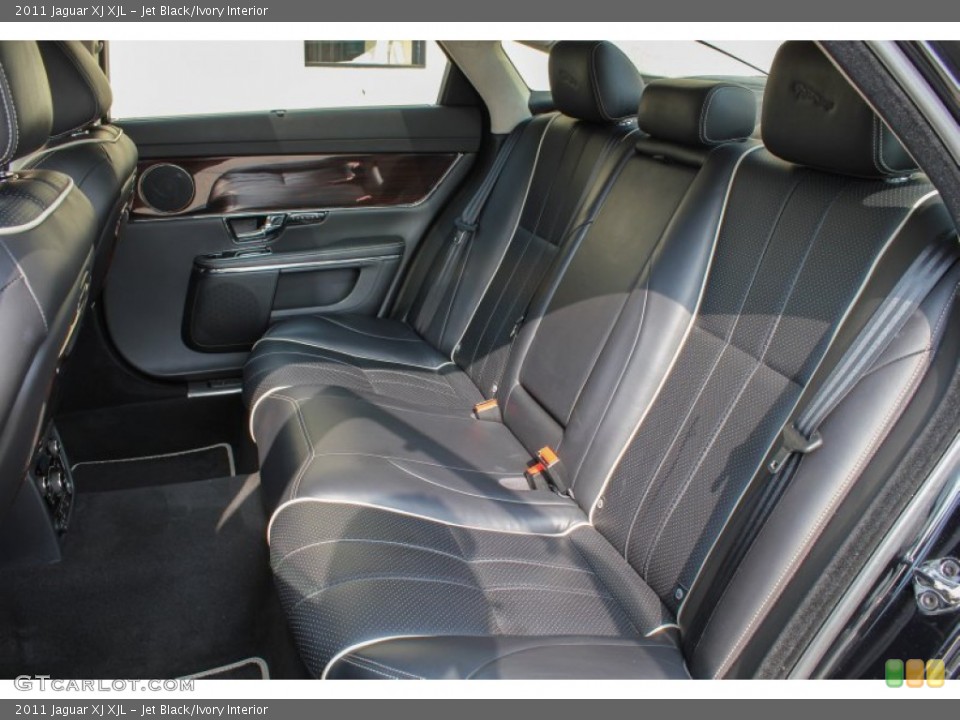 Jet Black/Ivory Interior Rear Seat for the 2011 Jaguar XJ XJL #86475189